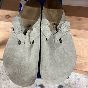 Birkenstock Boston Faded Khaki men’s size 13, European 46